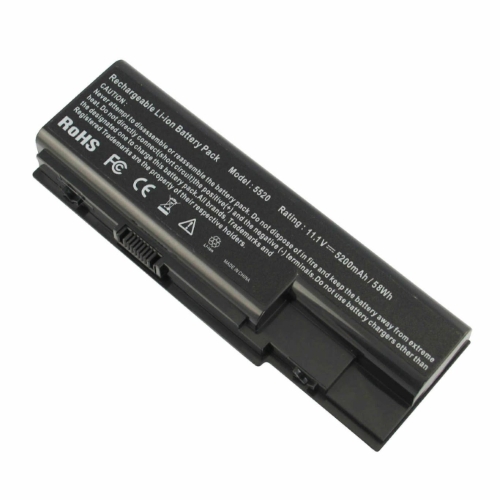 AS07B31, AS07B32 replacement Laptop Battery for Acer Aspire 5220, Aspire 5230, 5200 Mah, 6 cells, 11.1 V