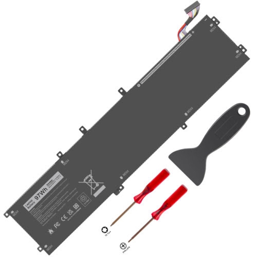 05041C, 5041C replacement Laptop Battery for Dell XPS 15 2017 9560, XPS 15 2018 9570, 6 cells, 11.4v, 97wh