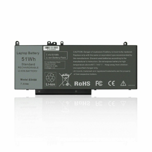 0WYJC2, 1KY05 replacement Laptop Battery for Dell Latitude E5250, Latitude E5450, 7.4 V, 51wh, 4 cells
