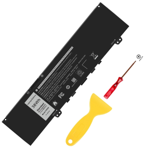 039DY5, 0DHM0J replacement Laptop Battery for Dell Inspiron 13 7000 2-in-1, Inspiron 13 7370-7VF2T, 11.4v, 38wh, 3 cells