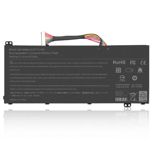 AC14A8L replacement Laptop Battery for Acer Aspire VN7-571, Aspire VN7-591, 11.4v, 52.5wh, 6 cells