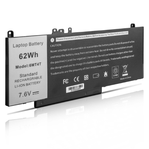 07V69Y, 6MT4T replacement Laptop Battery for Dell Latitude E5470, Latitude E5570, 7.6V, 62wh, 4 cells