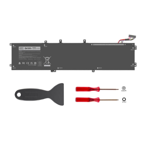 01P6KD, 04GVGH replacement Laptop Battery for Dell Precision 5510 Series, XPS 15 9550 Series, 7568mah, 6 cells, 11.1V