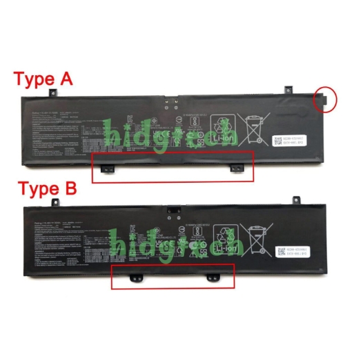 0B200-04110000, 0B200-04110100 replacement Laptop Battery for Asus FX517ZR-F15, fx517zr-f15.i73070, 15.48v, 76wh, 4 cells