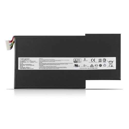 BTY-M6J, BTY-U6J replacement Laptop Battery for MSI GS63 7RE-009CN, GS63 7RE-018CN, 11.4v, 64.98wh, 3 cells