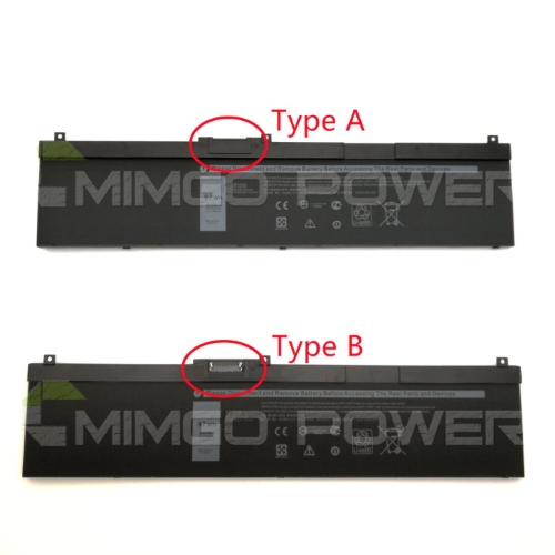 0RY3F9, 0VRX0J replacement Laptop Battery for Dell Precision 7330, Precision 7530, 11.4v, 97wh, 9 cells