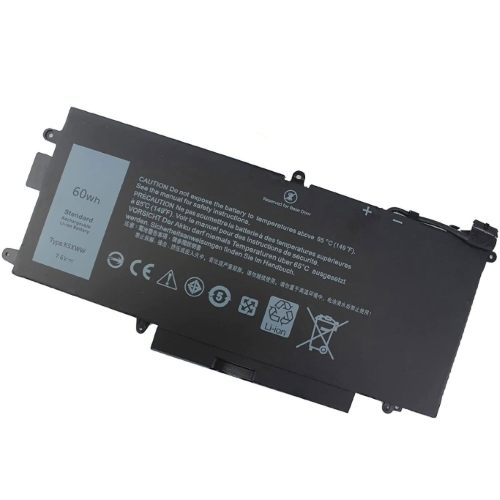 0725KY, 0CFX97 replacement Laptop Battery for Dell Latitude 12 5289, Latitude 12 5289 2 IN 1, 7.6V, 60wh, 4 cells