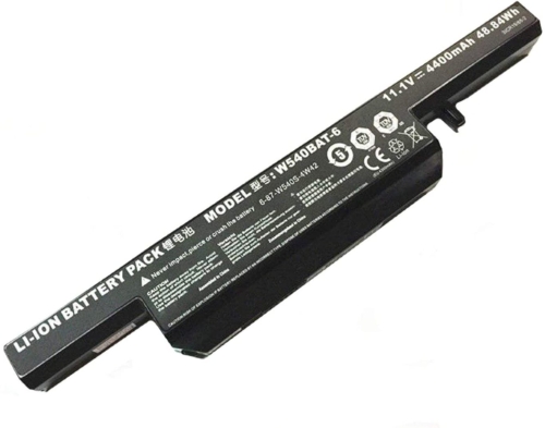 6-87-W540S-427, 6-87-W540S-4271 replacement Laptop Battery for Clevo Aquado M1519, Nexoc B509II, 4400mAh / 48.84Wh, 6 cells, 11.1V