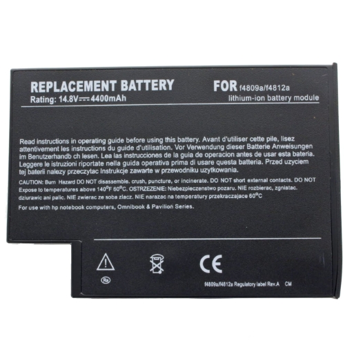 113955-001 294038-182, 319411-001 319411-001N replacement Laptop Battery for HP Evo N1010V, Evo N1050V, 4400mAh, 8 cells, 14.8V