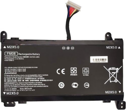 922752-421, 922753-421 replacement Laptop Battery for HP 17-ab007ur, 17-ab080nz, 14.4V, 86wh, 8 cells