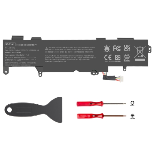 2HB47AV, 3ICP6/49/83-1 replacement Laptop Battery for HP Elitebook 735 G5, EliteBook 735 G5(2HB38AV), 50wh, 3 cells, 11.55v