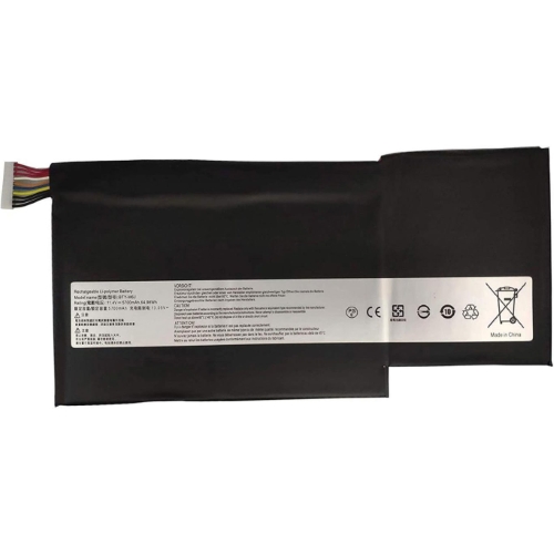 BTY-M6J, BTY-U6J replacement Laptop Battery for MSI GS63 7RE-009CN, GS63 7RE-018CN, 11.4v, 5700mAh / 64.98Wh
