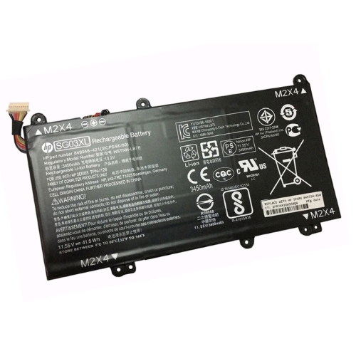 849048-421, 849049-421 replacement Laptop Battery for HP Envy 17-U011NR, Envy 17-U018CA, 3 cells, 11.55v, 3450mah / 41.50wh