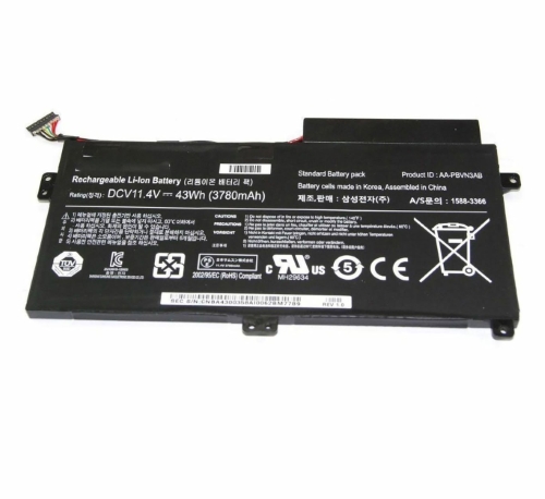 AA-PBVN3AB, BA43-00358A replacement Laptop Battery for Samsung 370R4E, 370R5E, 3780mah / 43wh, 11.4v