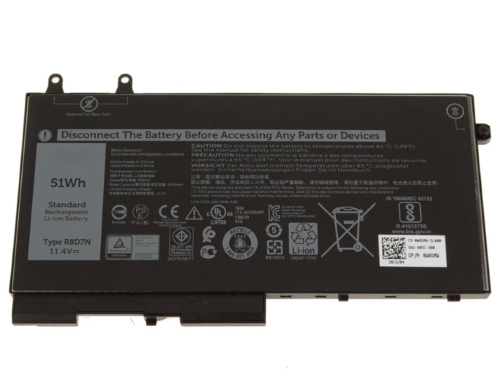 0R8D7N, 1V1XF replacement Laptop Battery for Dell Latitude 5400 serie 5410, Latitude 5500 serie 5510, 11.4v, 51wh