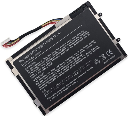 08P6X6, 8P6X6 replacement Laptop Battery for Dell Alienware M11x, Alienware M11x R1, 63wh, 14.8V