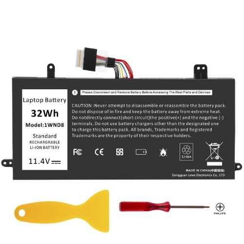 05JT8G, 0J0PGR replacement Laptop Battery for Dell Latitude 12 5285, Latitude 12 5285 2-in-1, 11.4v, 31.5wh