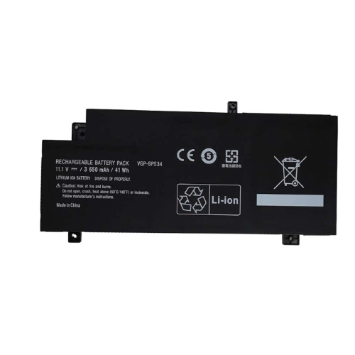 VGP-BPL34, VGP-BPS34 replacement Laptop Battery for Sony Vaio 15 Touch Laptop, Vaio SVF15A16CXB, 4000mah / 45wh, 11.1V