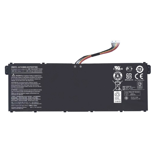 4ICP5/57/80, AC14B8K replacement Laptop Battery for Acer 13 C810, 15 C910, 15.2v, 53wh, 4 cells