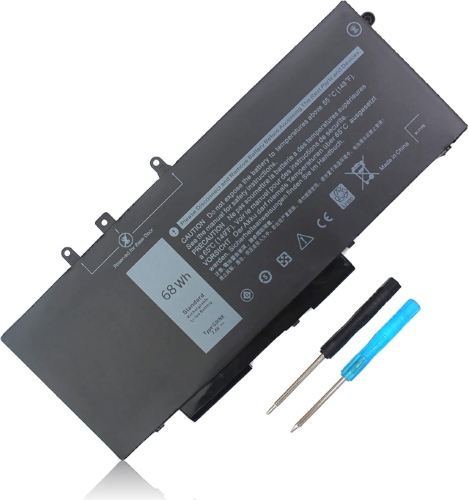 0DY9NT, 0GD1JP replacement Laptop Battery for Dell Latitude 5280 Series, Latitude 5288 Series, 68wh, 7.6V