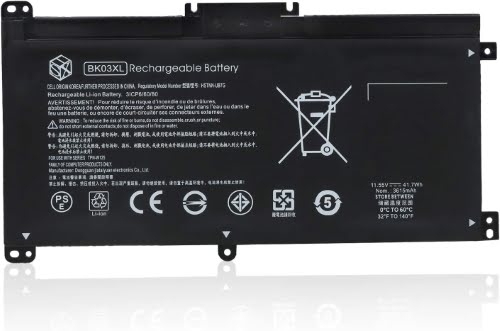 916366-421, 916366-541 replacement Laptop Battery for HP Pavilion x360 14-ba000, Pavilion X360 14-BA000NF, 11.55v, 41.7wh, 3 cells