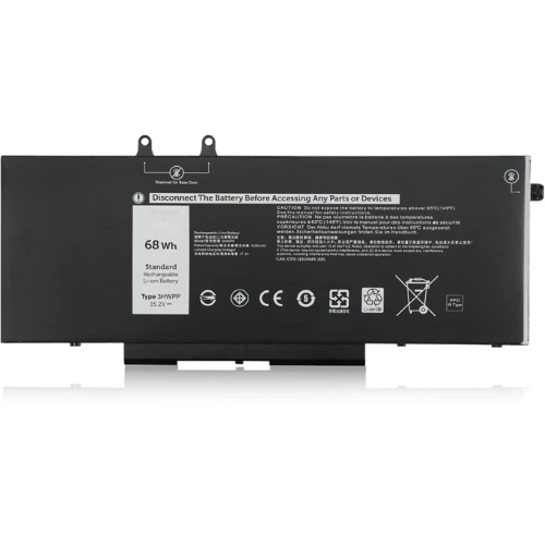 10X1J, 1VY7F replacement Laptop Battery for Dell Latitude 14 5410, Latitude 14 5410 08T9X, 15.2v, 68wh