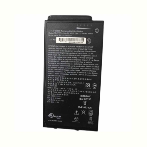 441140100007, BP3S1P3220-P replacement Laptop Battery for Getac A140, 10.8V, 3220mah / 25wh