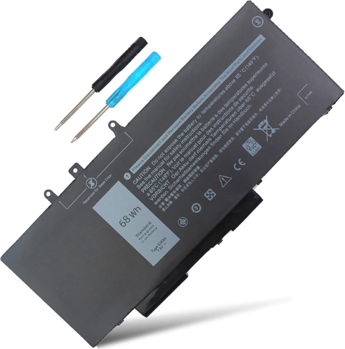 GD1JP, GJKNX replacement Laptop Battery for Dell Latitude 14 5490, Latitude 14 5495, 7.6V, 68wh