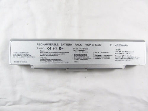 VGP-BPL9, VGP-BPS9/B replacement Laptop Battery for Sony Vaio VGN-AR71ZU, Vaio VGN-CR11H/B, 11.1V, 4400mAh, 6 cells