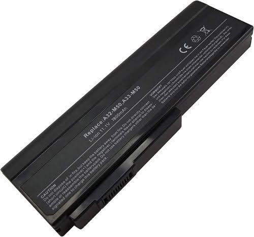 07G016C71875, 07G016WC1865 replacement Laptop Battery for Asus G50, G50E, 10.8V, 6600mAh, 9 cells