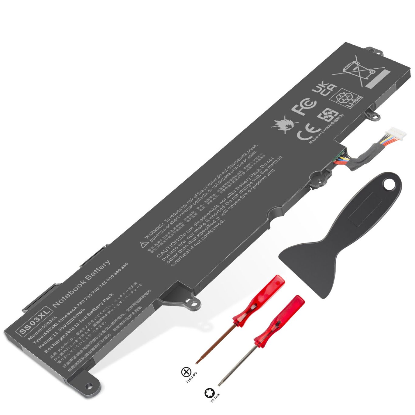 932823-421, 933321-855 replacement Laptop Battery for HP EliteBook 730, EliteBook 735, 11.55v, 50wh, 3 cells