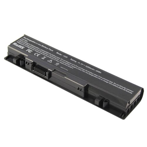KM904, KM905 replacement Laptop Battery for Dell Studio 1535, Studio 1536, 11.1 V, 5200mAh, 6 cells