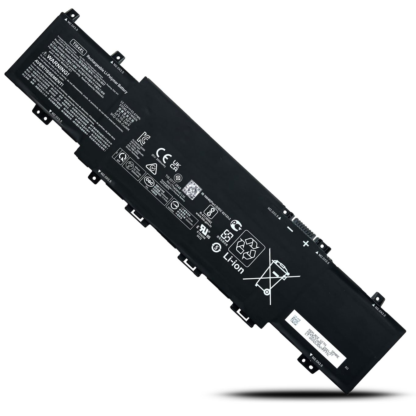 HSTNN-IB9T, M24420-1D1 replacement Laptop Battery for HP Envy Laptop 17-CH0000NB, Envy Laptop 17-ch0000nc, 15.12v, 3682mah / 55.67wh, 4 cells