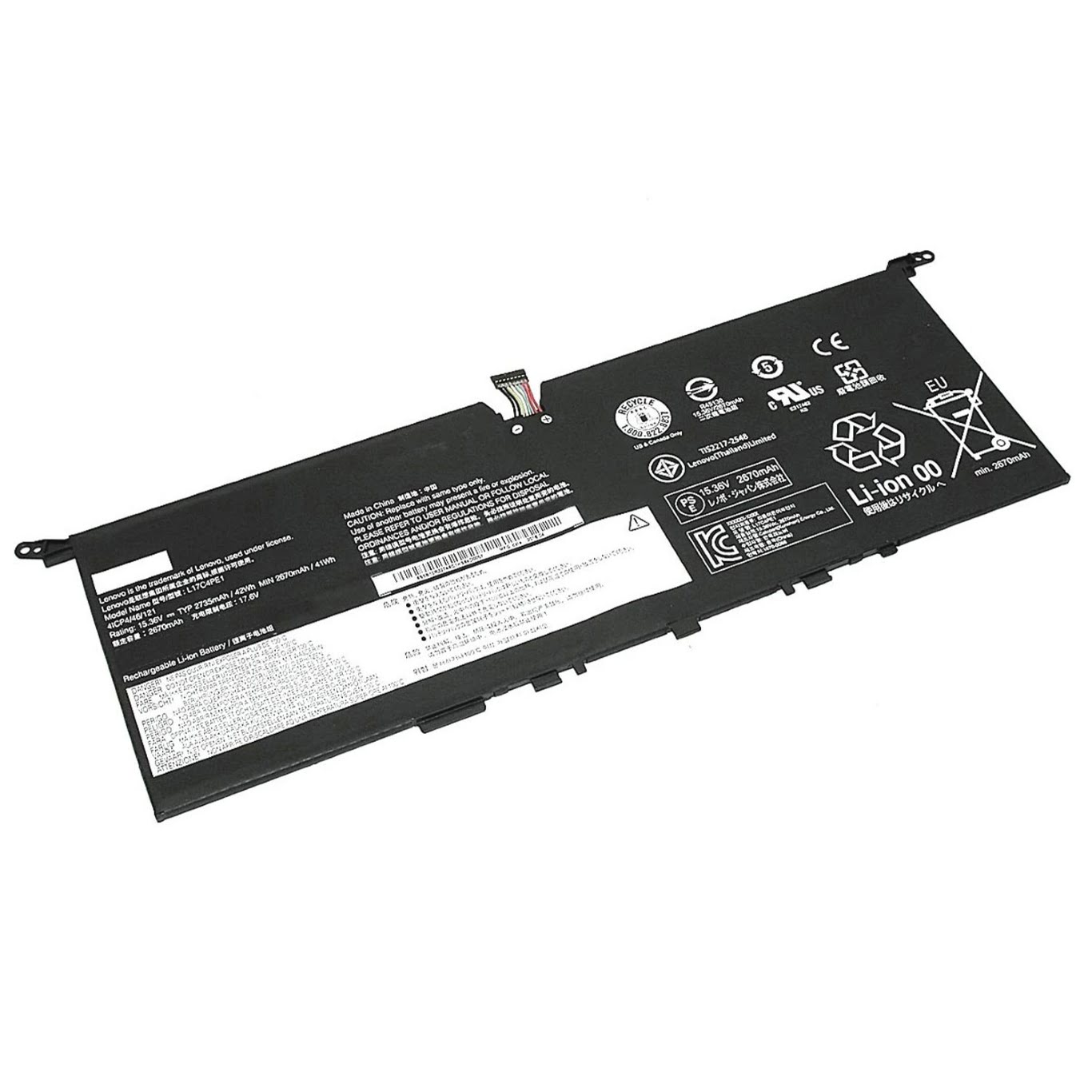 5B10R32748, 928QA232H replacement Laptop Battery for Lenovo IdeaPad 730S 13, IdeaPad 730S-13IWL, 15.36v, 2735mah / 42wh, 4 cells