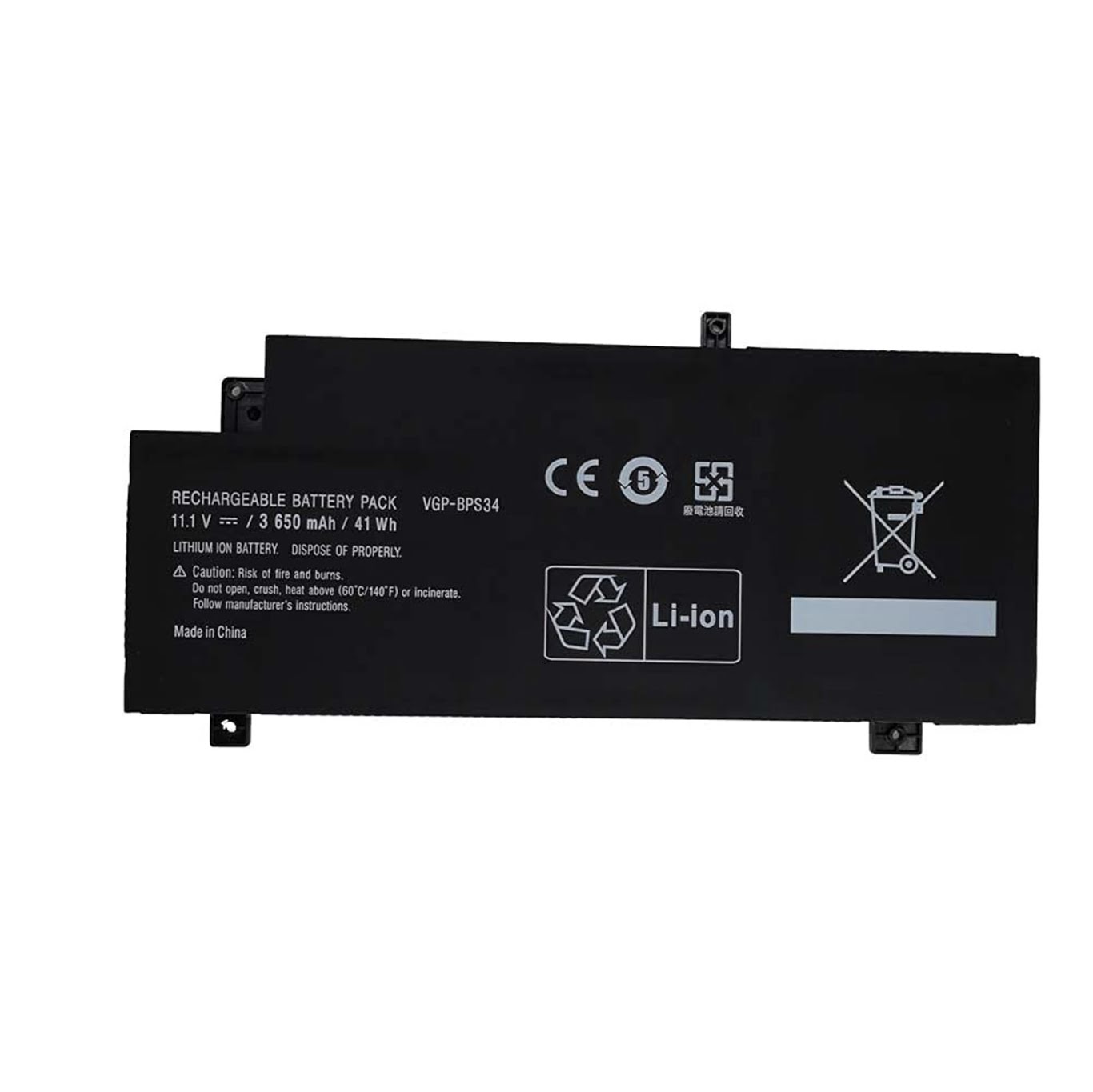Sony Vgp-bps34, Vgp-bpl34 Laptop Battery For Vaio 15 Touch Laptop, Vaio Svf15a16cxb replacement