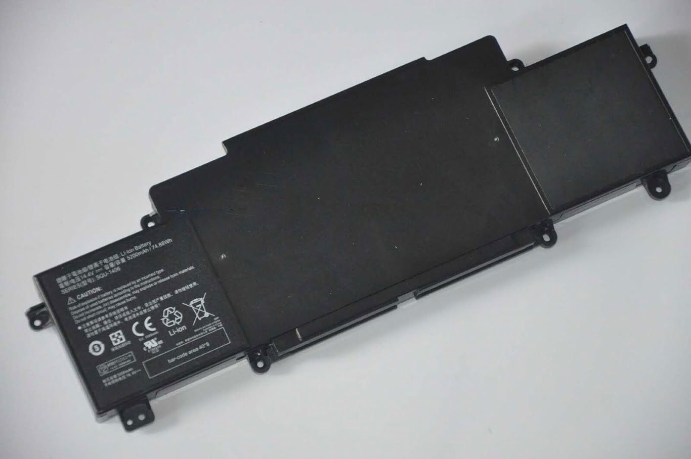 SQU-1406 replacement Laptop Battery for Thunderobot 911(Turbo), 911-E1, 5300mah / 74.88wh, 14.4V