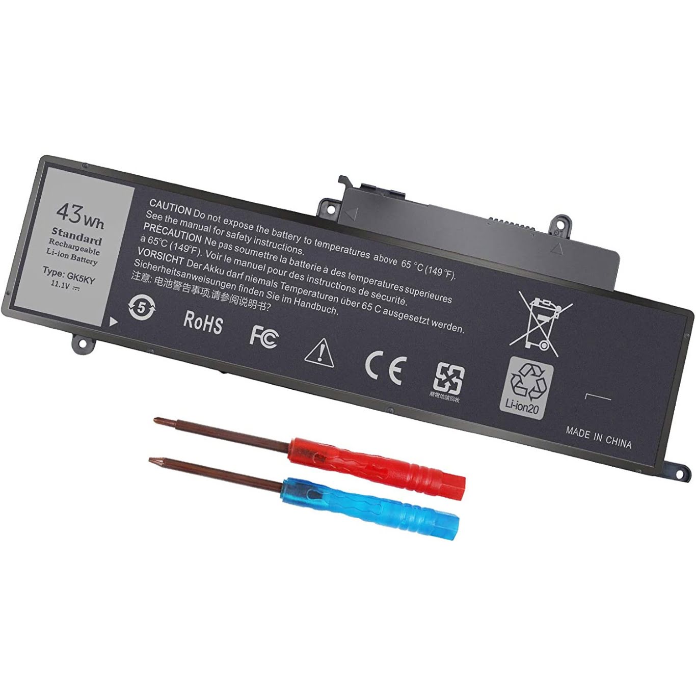 Dell 0gk5ky, 0wf28 Laptop Battery For Ins11wd-5108t, Ins11wd-5208t replacement