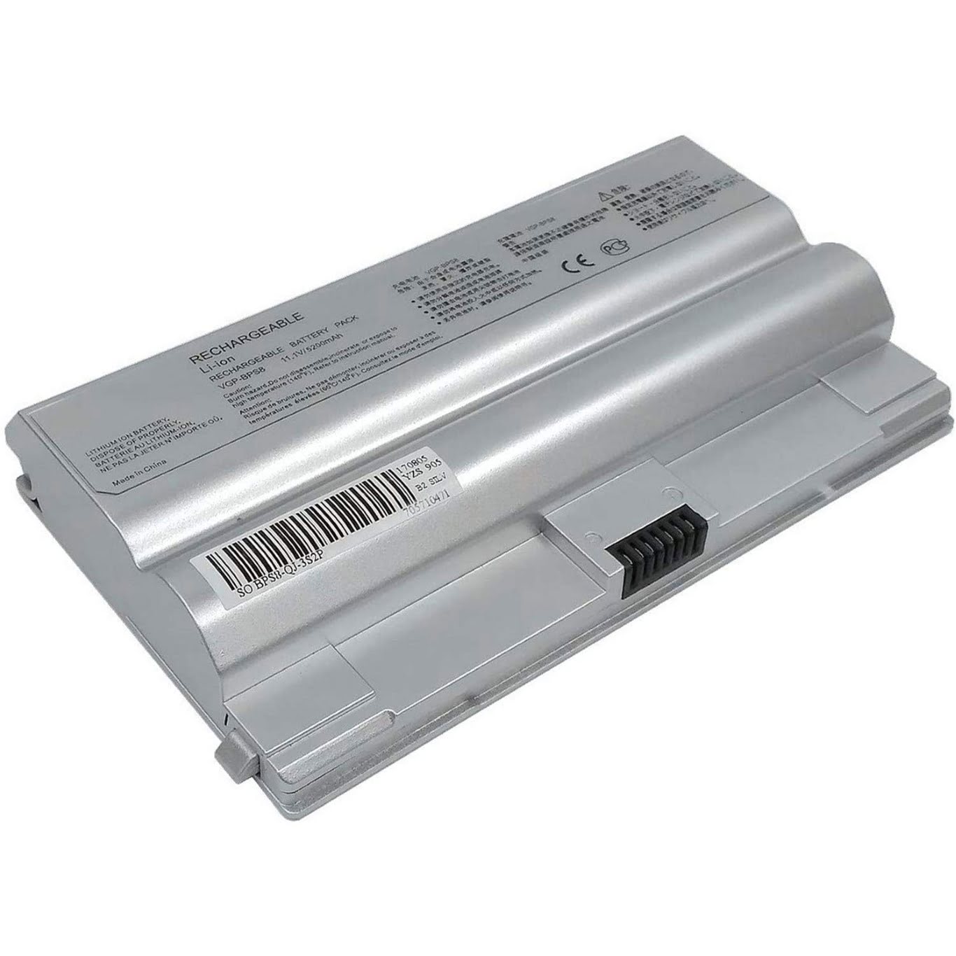 VGP-BPS8, VGP-BPS8A replacement Laptop Battery for Sony Vaio VGC-LB15, VAIO VGC-LJ50B/B, 4400mAh, 6 cells, 11.1V