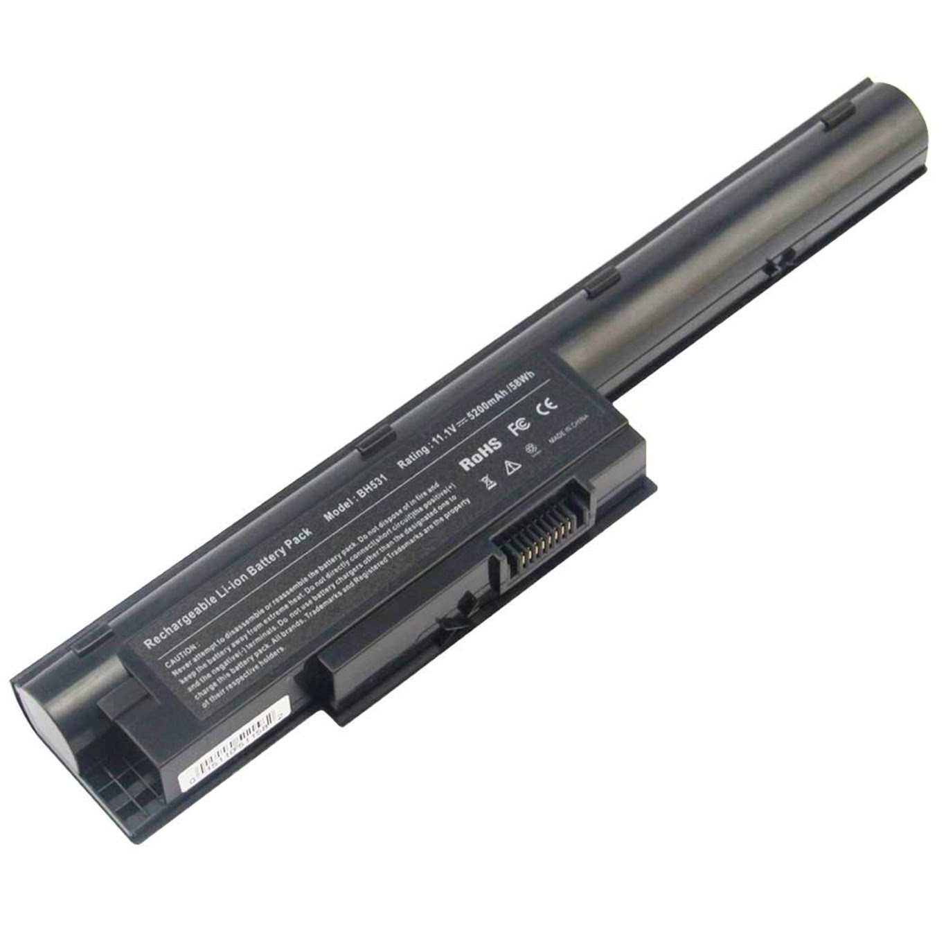 FMVNBP195, FPCBP274 replacement Laptop Battery for Fujitsu LifeBook BH531, LifeBook LH531, 10.8V, 4400mAh, 6 cells