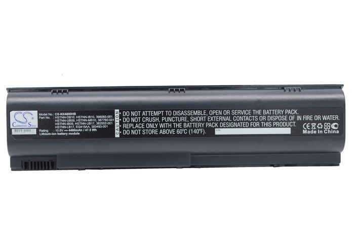 Compaq 367759-001,  367760-001 Laptop Batery for Business Notebook NX4800,  Business Notebook NX7100