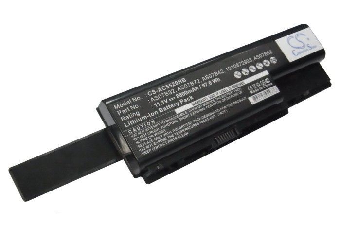 Acer 1010872903,  3UR18650Y-2-CPL-ICL50 Laptop Batery for Aspire,  Aspire 5220G