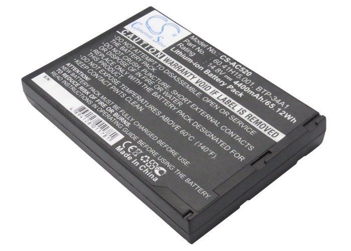 Hitachi BTP-34A1,  PC-AB6000 Laptop Batery for Flora 270GX NW1