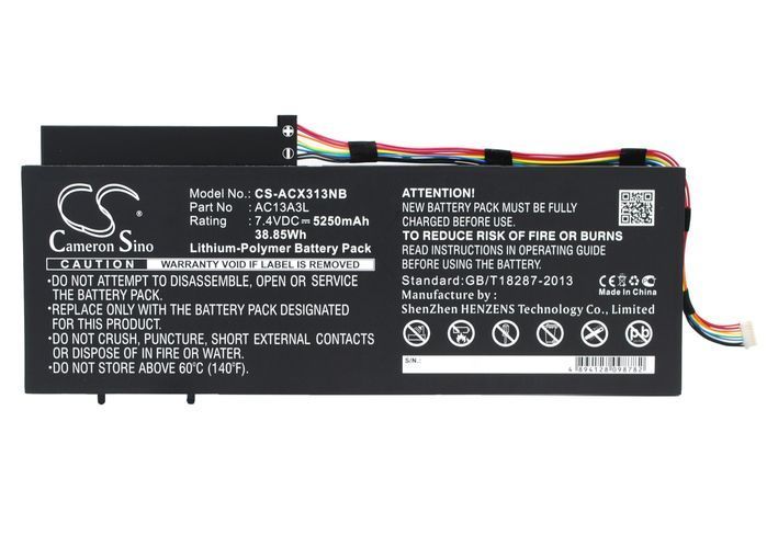 Acer AC13A3L,  KT.00403.013 Laptop Batery for Aspire P3-131,  Aspire P3-131-21292G06as