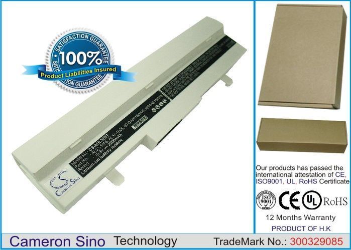 Asus 0B20-00KA0AS,  70-OA1B1B2100 Laptop Batery for Eee PC 1001HA,  Eee PC 1005