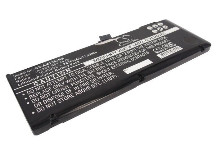 Apple 020-7134-01,  661-5844 Laptop Batery for Macbook Pro 15  inch i7,  MacBook Pro 15.4  2.0GHz Core 