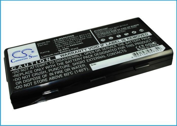 MSI 91NMS17LD4SU1,  91NMS17LF6SU1 Laptop Batery for A5000,  A6005