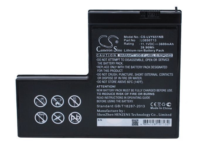 Lenovo 42T4575,  42T4576 Laptop Batery for IdeaPad Y650,  IdeaPad Y650 4185