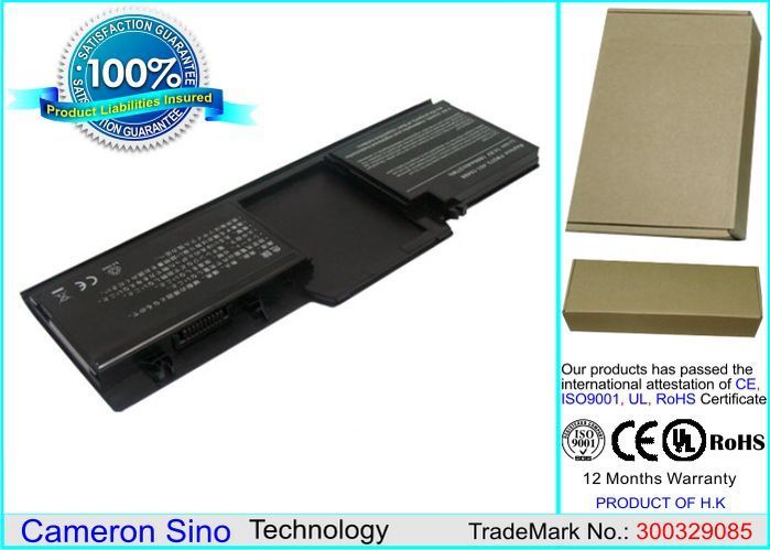 Dell 312-0650,  451-10498 Laptop Batery for Latitude XT Tablet PC