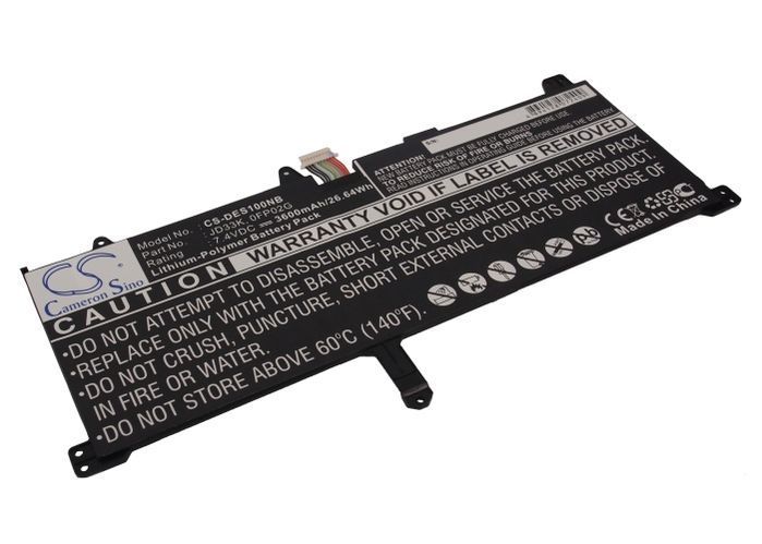 Dell 0FP02G,  JD33K Laptop Batery for XPS 10