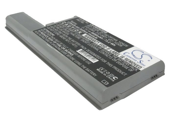 Dell 312-0393,  312-0394 Laptop Batery for Latitude D531,  Latitude D820